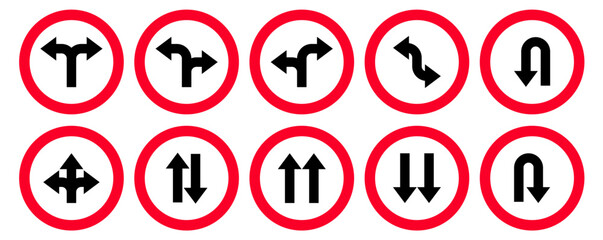 traffic road sign, street direction sign