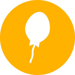 Happy birthday single vector icon