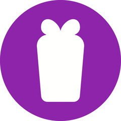 Happy birthday single vector icon