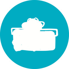 Happy birthday single vector icon