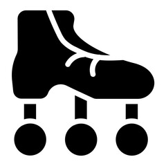 Roller spot Solid Icon