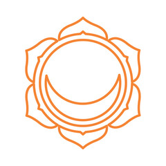 swadhisthana sacral chakra icon