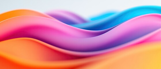 Naklejka premium A whimsical abstract illustration with fluid shapes and whimsical colors, evoking a dreamlike quality, isolated on a white background, high resolution 8K