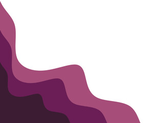 Abstract Wavy Corner