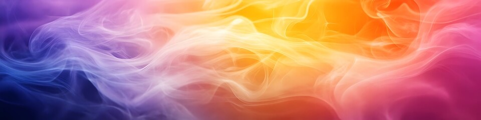 Dreamy Soft Smoke in a Rainbow of Colors