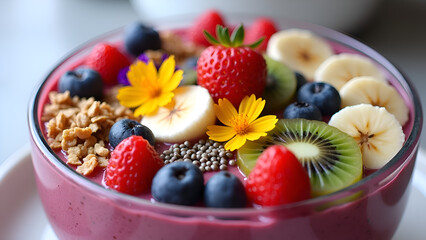 muesli with berries