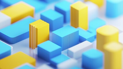 Fototapeta premium Modern Business Icon Design for Tech Presentation