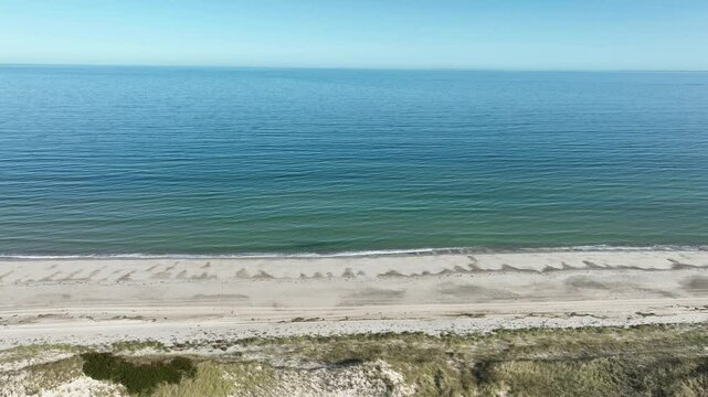 Glistening ocean water in Cape Cod, Atlantic Ocean, Massachusetts, USA