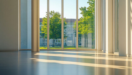Fototapeta premium Minimalist and unique interior design in the house
