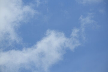 clouds with a bright blue sky are suitable for the background