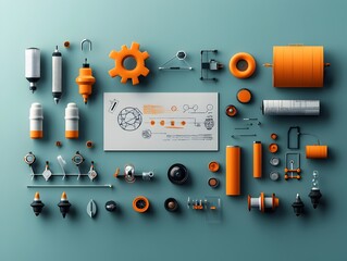 Innovative Science Fair Project Displays Captivating Technical and Retrofuturistic Ambiance