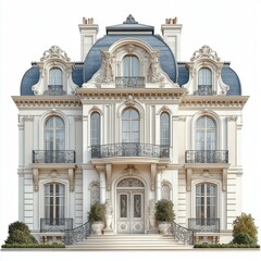 Elegant Mansion with Classic Architectural Design
