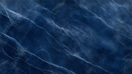 Obraz premium Deep Blue Marble Texture with Subtle White Veins - High-Resolution Background for Design Projects