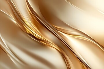 Minimalist Golden Wallpaper with Smooth Metallic Finish