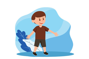 Children's Day Flat Design Illustration