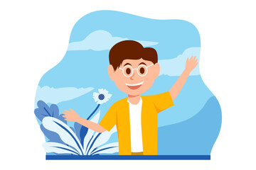 Children's Day Flat Design Illustration