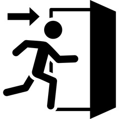 Emergency Exit Icon