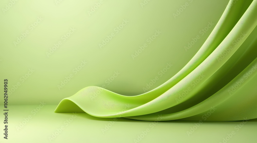 Aufkleber solid green background with a smooth surface, creating a clean and minimal look for various design a