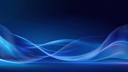 Soft blue gradient background with subtle, flowing lines, perfect for tech, corporate, or elegant designs.