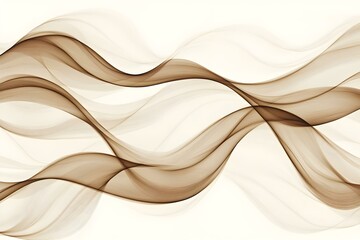 Gentle Sepia Wave Abstract Pattern with Vintage Warmth