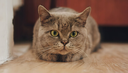 portrait of a cat, generative ai	