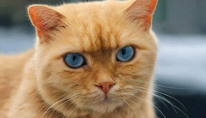 portrait of a cat, generative ai	