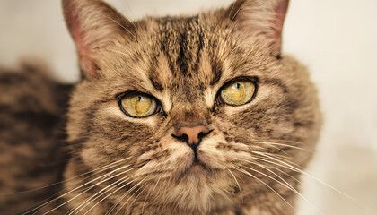 portrait of a cat, generative ai	
