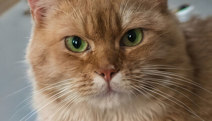 portrait of a cat, generative ai	
