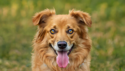 golden retriever dog, generative ai	
