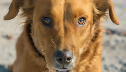 portrait of a dog, generative ai	
