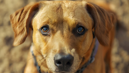 portrait of a dog, generative ai	
