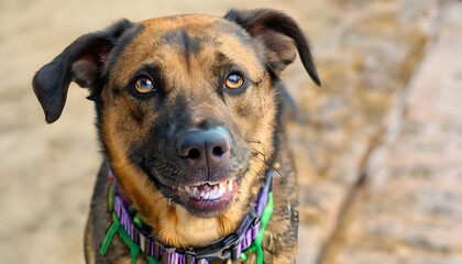 german shepherd dog, generative ai	
