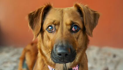 portrait of a dog, generative ai	
