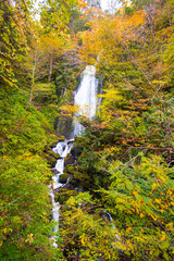 秋田県の抱返り渓谷、回顧（みかえり）の滝