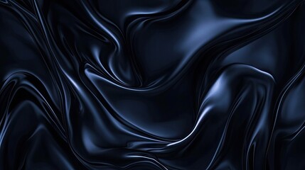 Fototapeta premium Abstract background in dark blue and black tones, ideal for creative projects. This black dark blue abstract background offers a unique space for clumsy NFTs art and design elements.