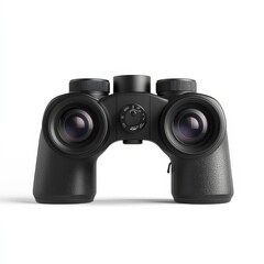 Binocular on white background