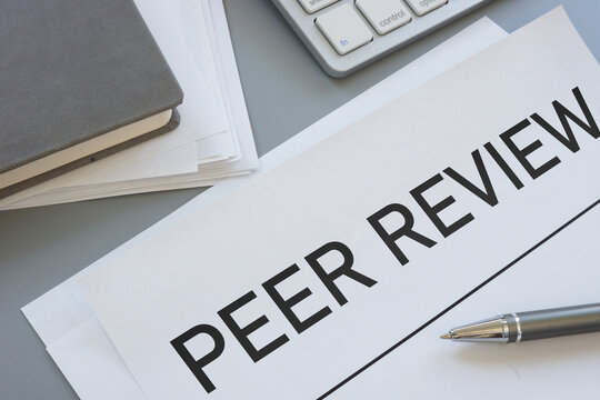 Peer Review is shown using the text. Time for review