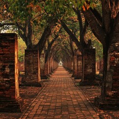 Obraz premium Sukhothai Tree Garden
