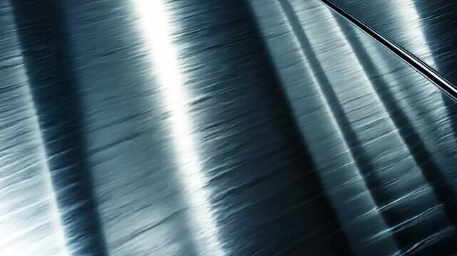 Brushed Steel Texture: Abstract Close-Up 