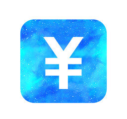 水色の星空｜シンプルな円マーク