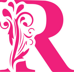 Alphabet art color signs letters design