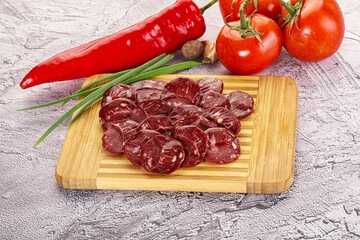 Wild Bear meat homemade sausages