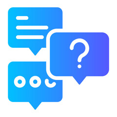 question Gradient icon