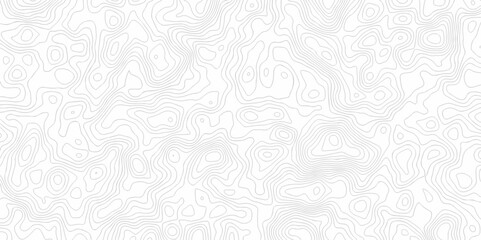 Black and white lines seamless Topographic map patterns, topography line map. Vintage outdoors style. The stylized height of the topographic map contour in lines and contours isolated on transparent.