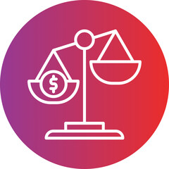 Fototapeta premium Balance icon style