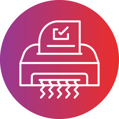 Shredder icon style