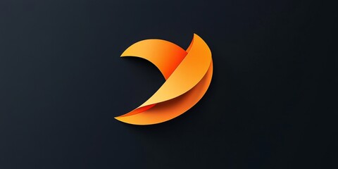 A cool logo with a 3D look, featuring a single capital letter.