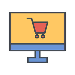 Online Shop Vector Icon