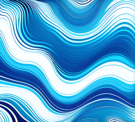 Obraz premium Blue and colorful wavy dynamic motion graphics. light motion shape curve. wavy banner template. background texture, neat cracks, 8k quality. generative ai 