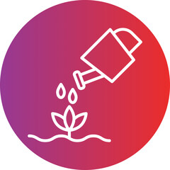 Watering icon style